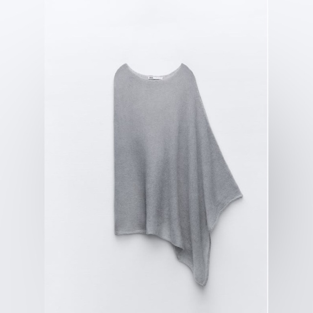 Zara Wool Blend Cape Top